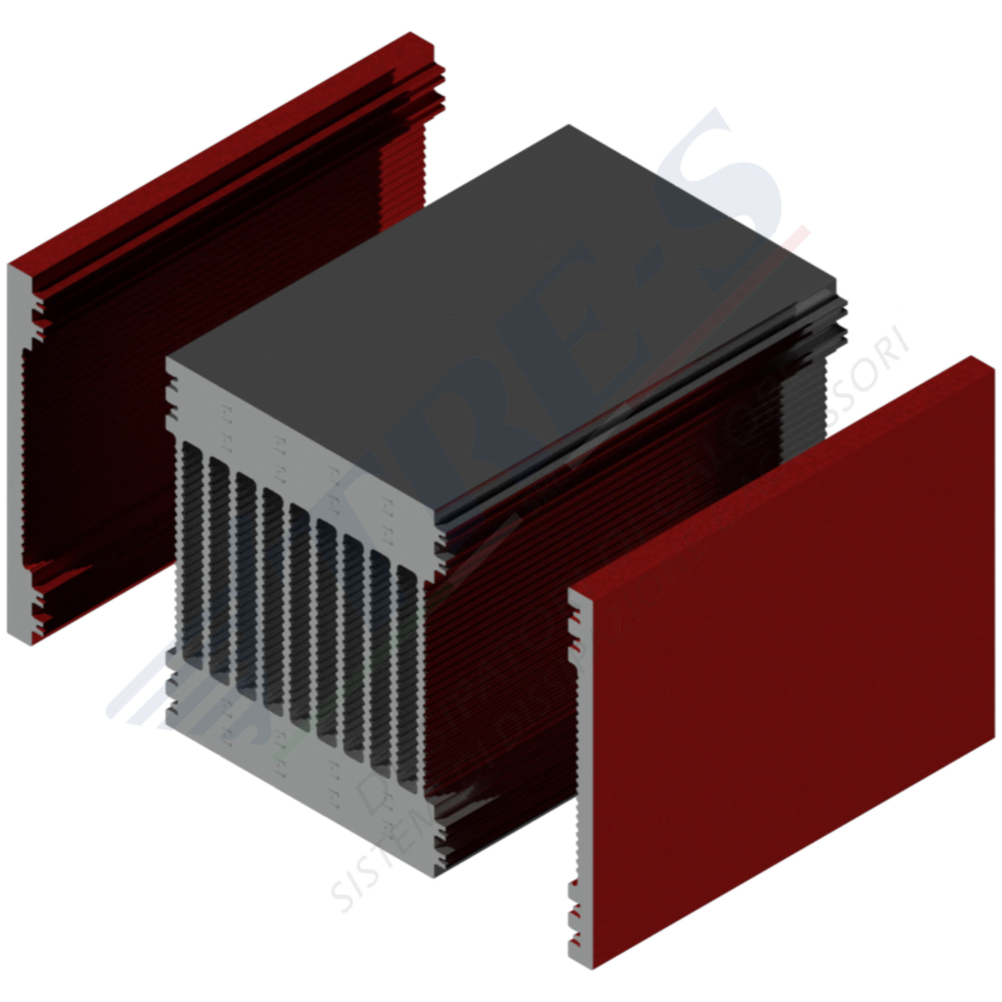 Heat Sinks PRI1048 AB Heat Sinks PRI1048 AB