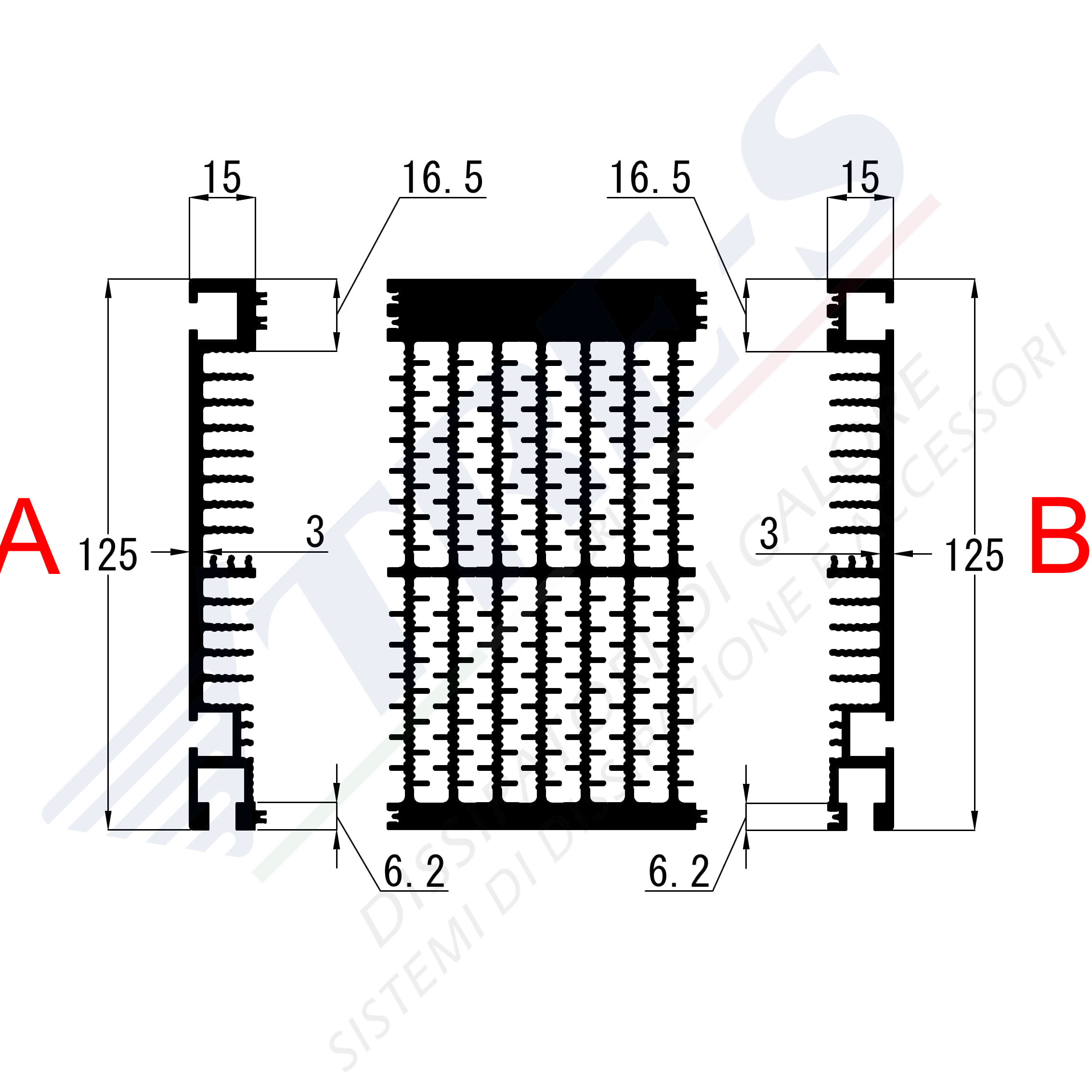 Heat Sinks PRI1046AB